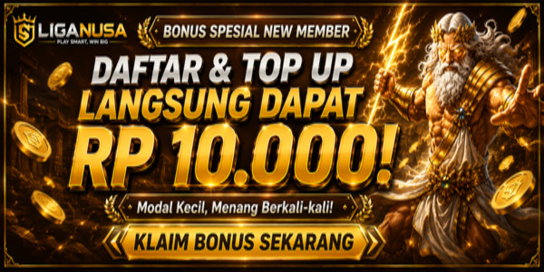 Daftar dan Top Up Langsung Bonus Rp 10.000 Liganusa Terpercaya