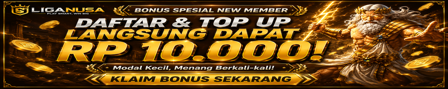 Promo Bonus New Member 10 Ribu Liganusa Tanpa Ribet